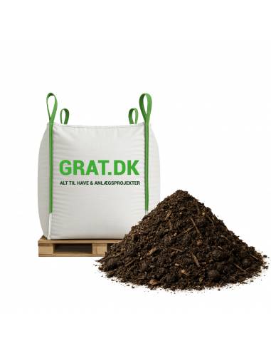 Sæsontilbud Varmebehandlet Kompost Big Bag    1000 Liter