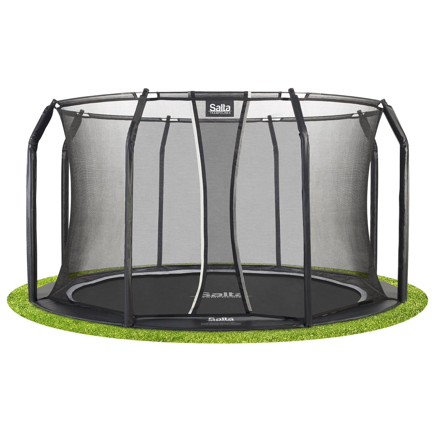 Salta Trampolin Royal Baseground ø427 Sort Inkl Sikkerhedsnet