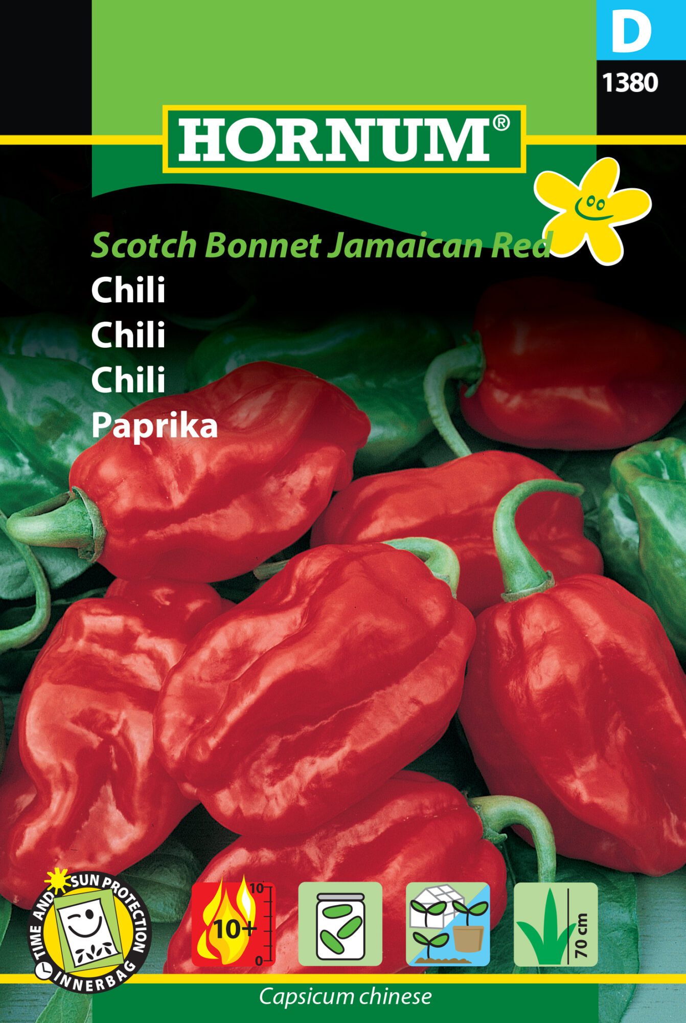 Scotch Bonnet Jamaican Red Chili Frø