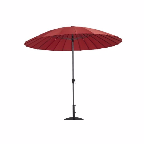 Shanghai Parasol Rød Havestole   Strandstole Brafab Enggården Havemøbler