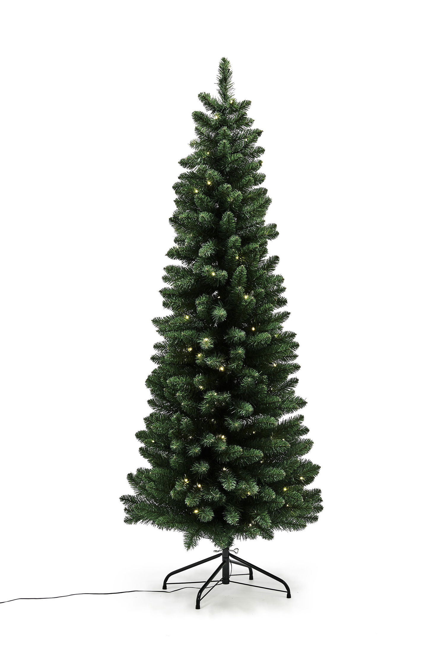 Smalt Kunstigt Juletræ Med Led Lys   Quot Nor Quot - 180   68