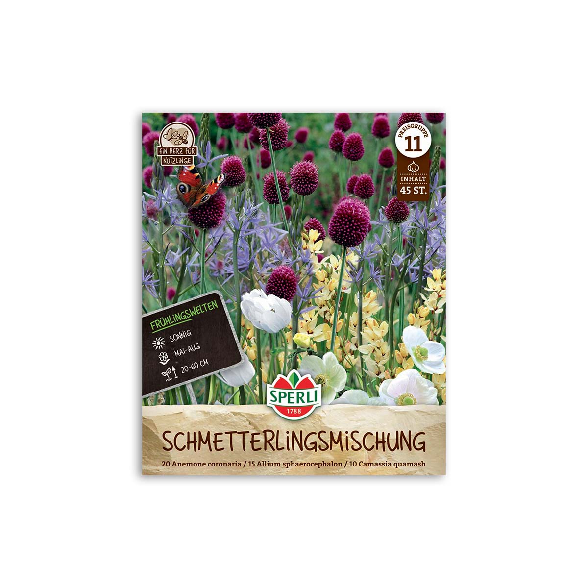 Sommerfugleblanding  45 Løg