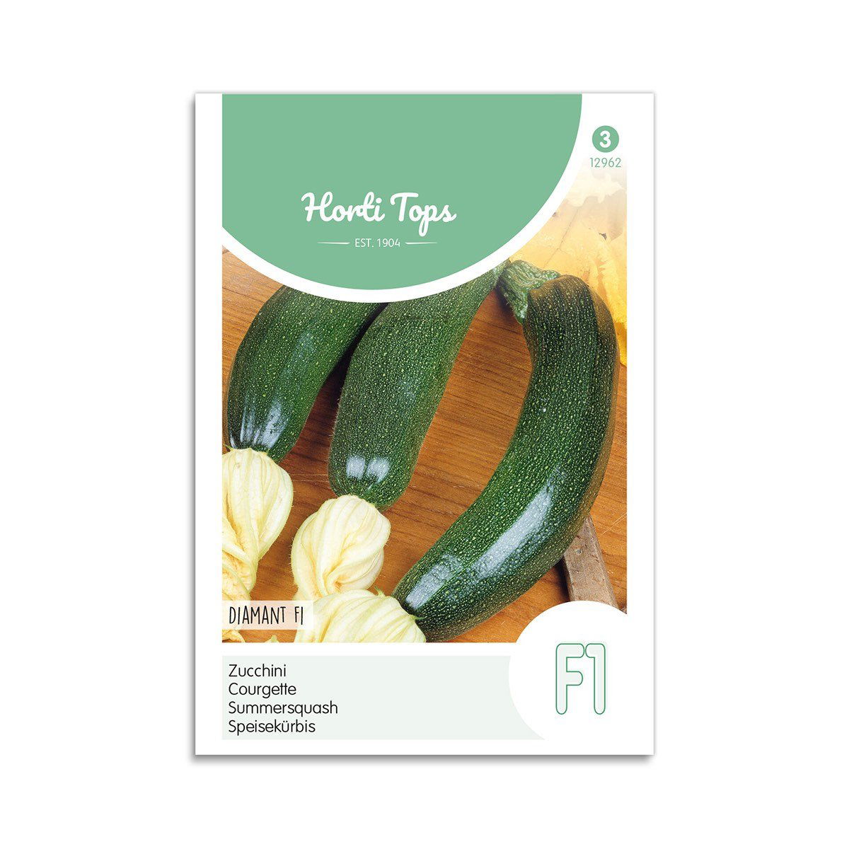 Sommersquash Frø  Quot Diamond F1 Quot  Horti Tops