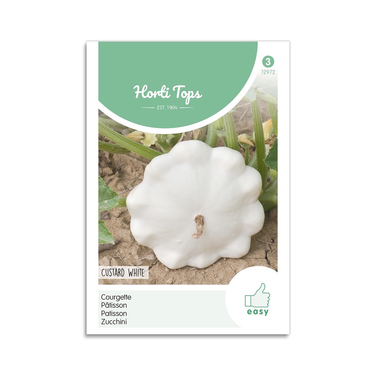 Squash Frø Quot Custard White Quot Horti Tops