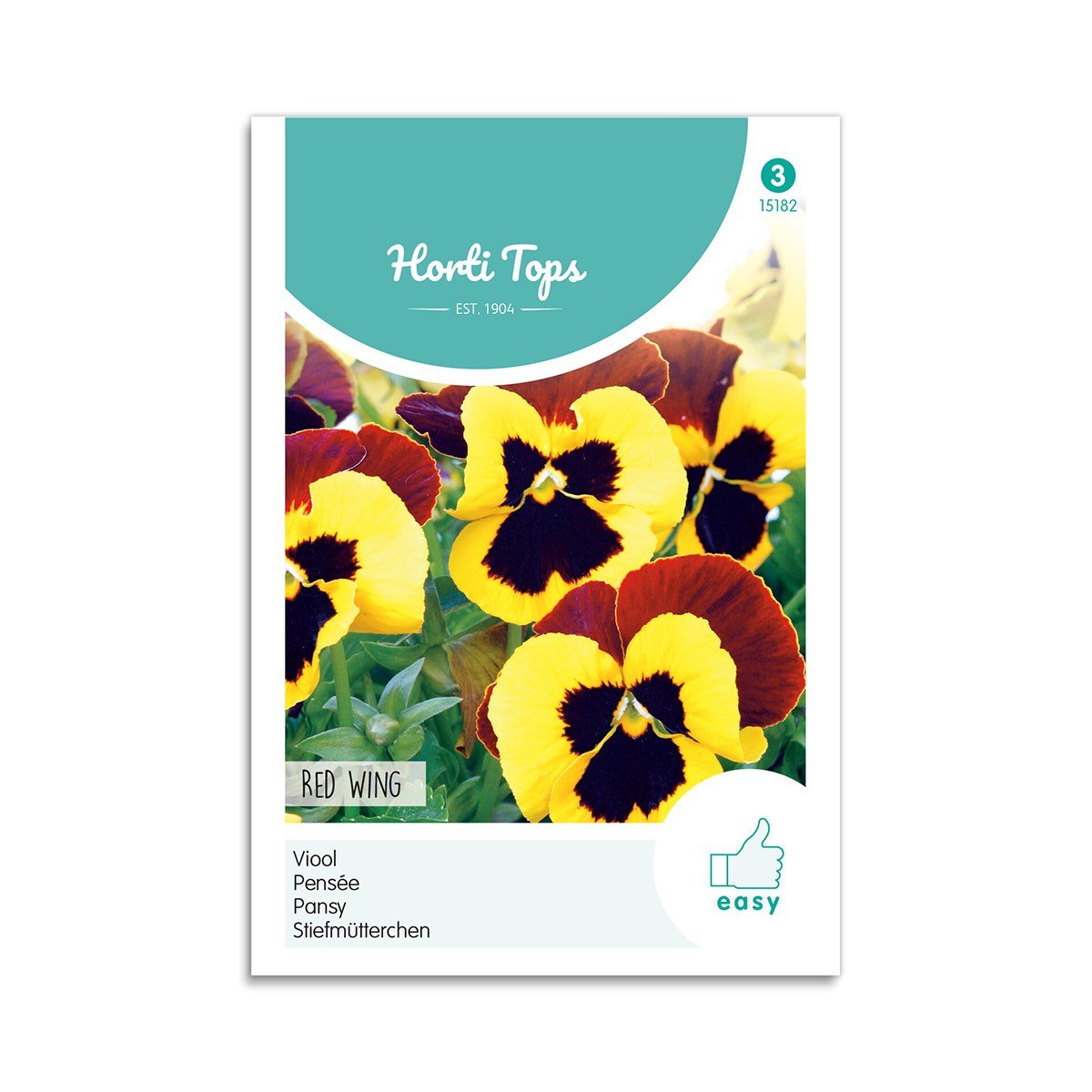 Stedmoderblomst Frø  Quot Red Wing Quot  Horti Tops
