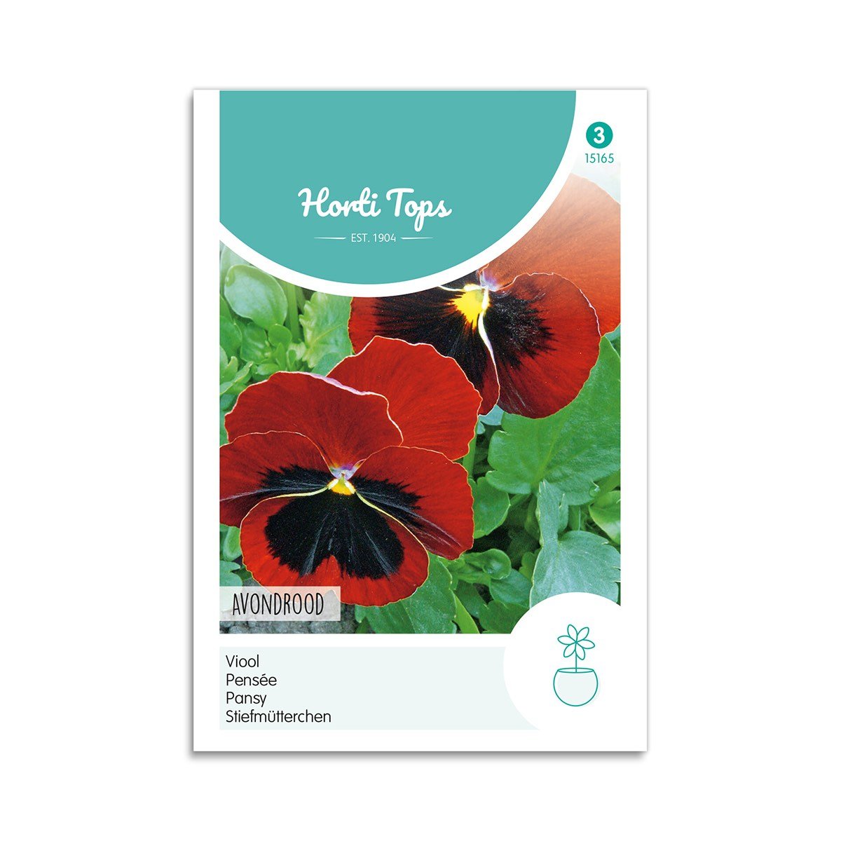 Stedmoderblomst Frø Quot Swiss Giants Scarlet Quot Horti Tops