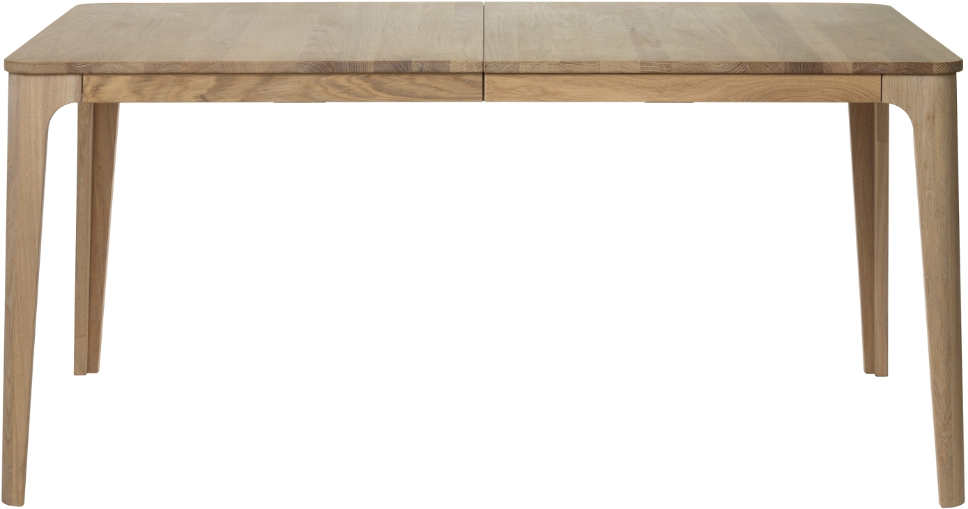 Spisebord Med Udtræk Nordique Design Amalfi   Natur Egetræ Sort Metal  L160 210ã B90ã H74