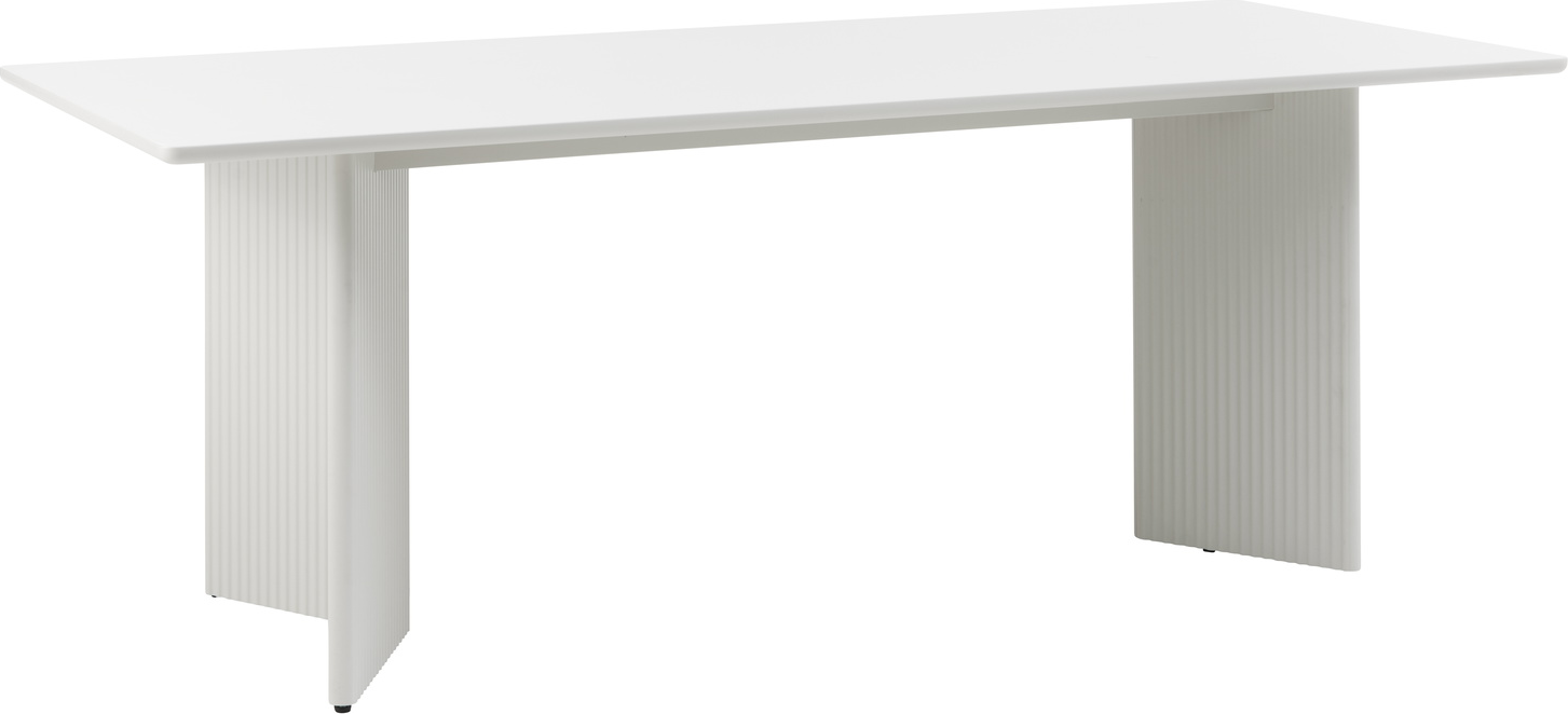 Spisebord Med Udtræk Nordique Design Palma 200x90   Greige
