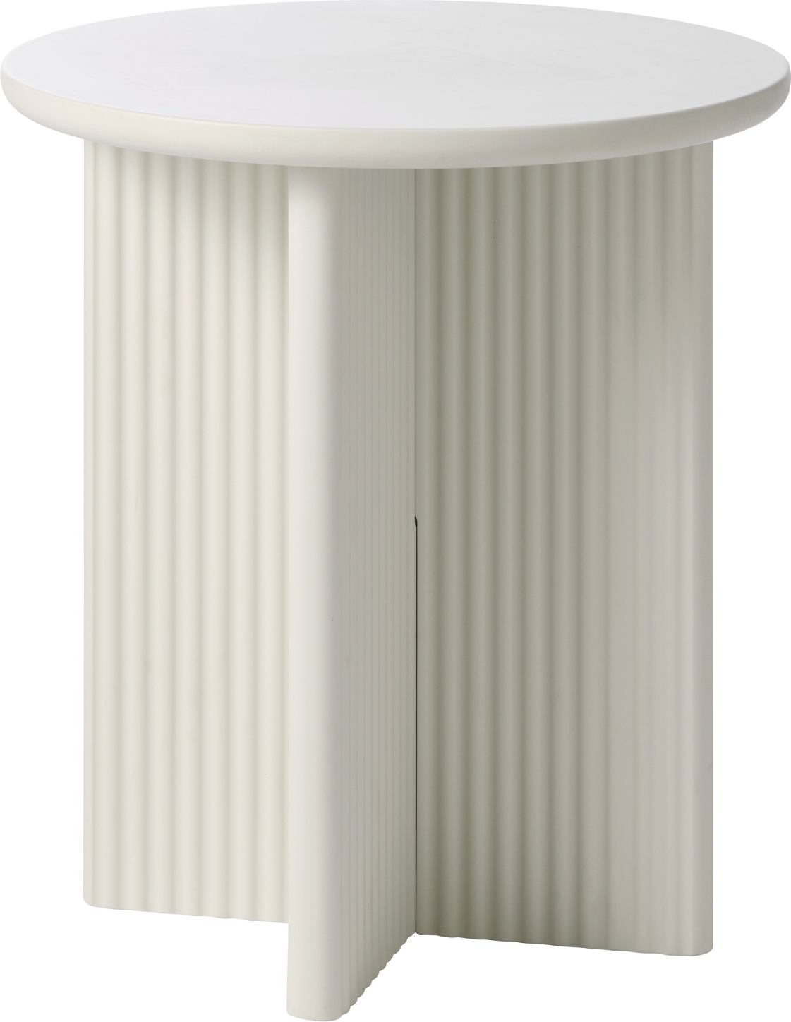 Sidebord Nordique Design Palma ø50   H55   Greige Småbord Til Stuen