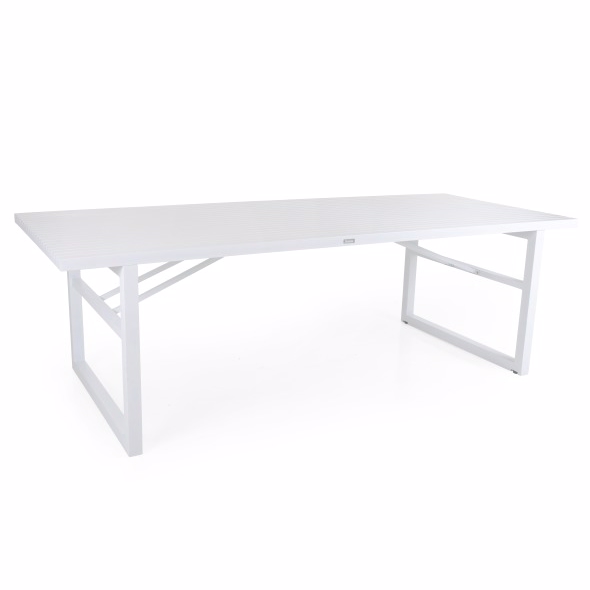 Vevi Hvidt Havebord 95x230 Havebord Brafab Enggården Havemøbler