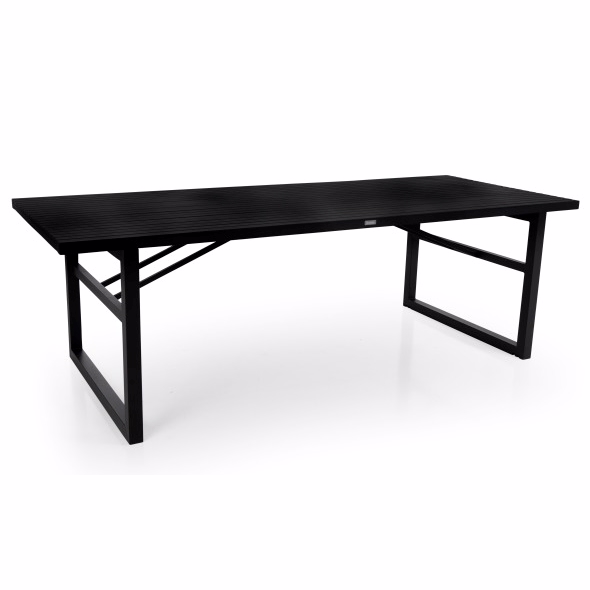 Vevi Sort Havebord 95x230 Havebord Brafab Enggården Havemøbler