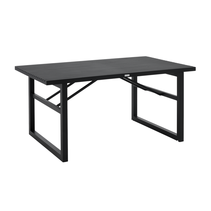 Vevi Sort Havebord 90x160 Havebord Brafab Enggården Havemøbler