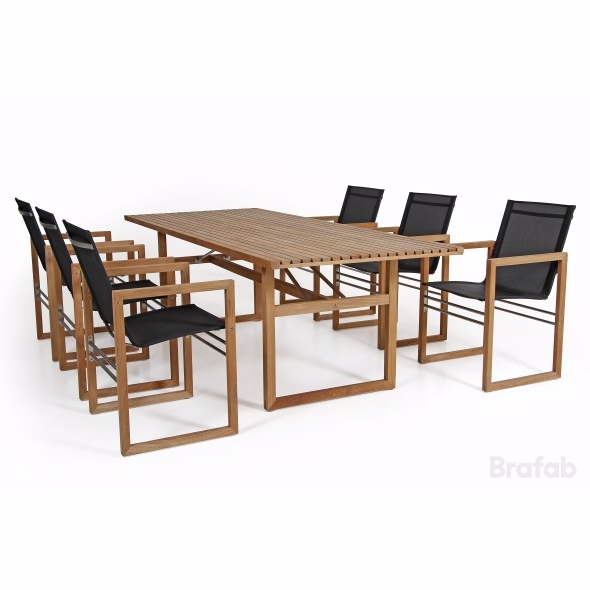 Vevi Teak Bord Havebord Brafab Enggården Havemøbler
