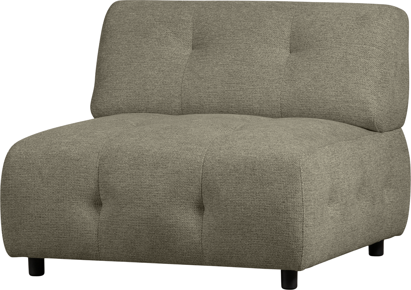 Modulsofa -sæder Woood Louis Grøn Chenille Polyester