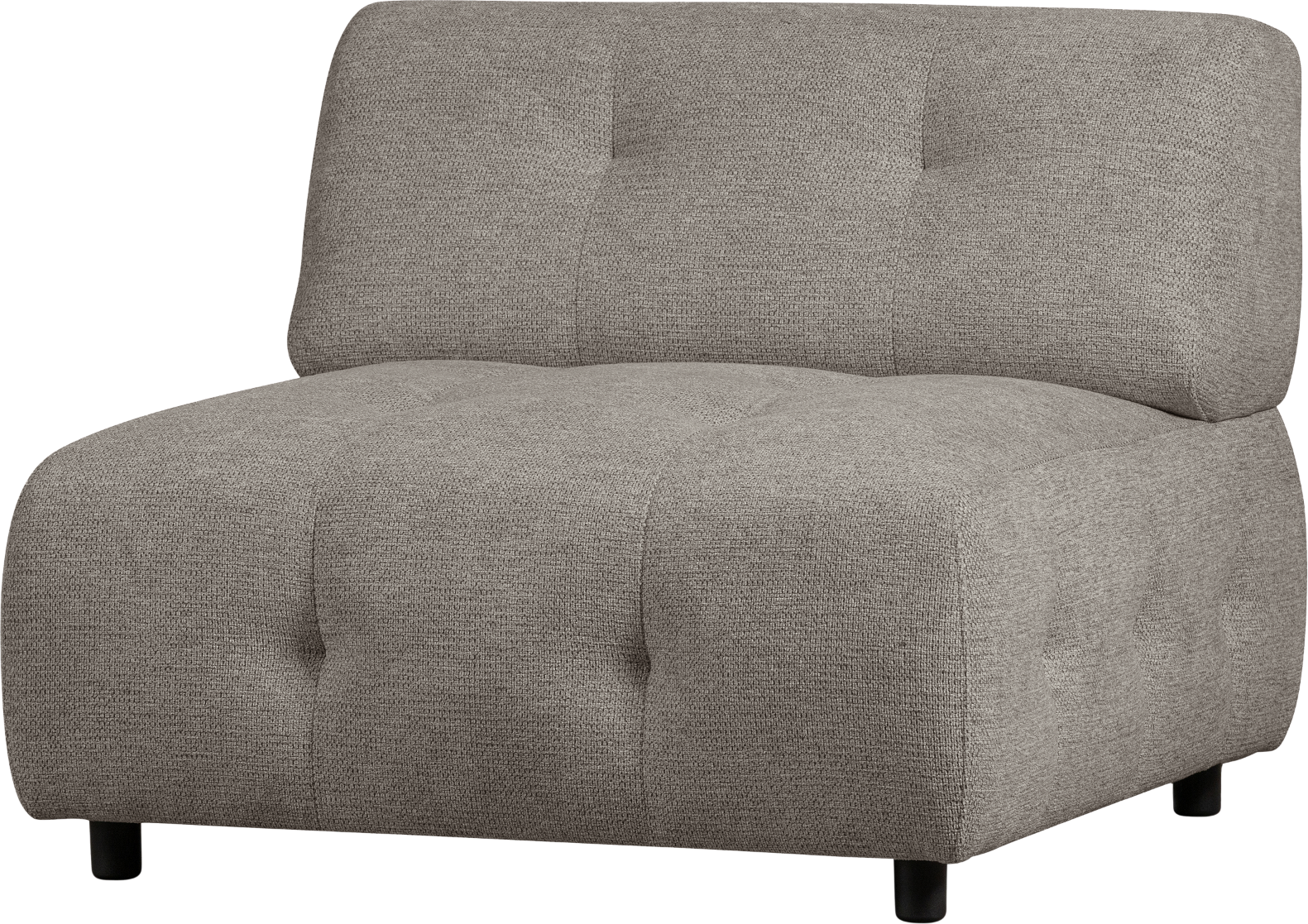 Modulsofa Modulær Sofa Woood Louis    -sæders Lysegrøn Chenille