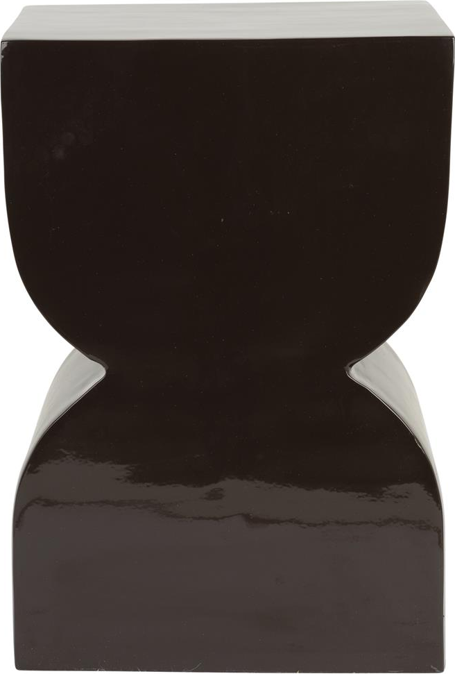 Skammel Pouf Zuiver Cones Antracit Aluminium Kompakt Design H45ã B30ã L21