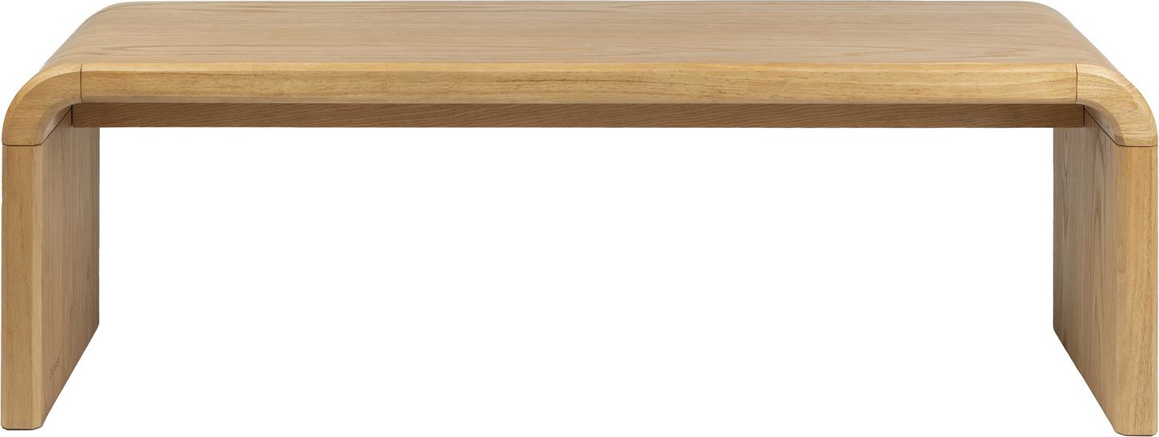 Entrébænk Zuiver Brave Mørk Sand   Lakeret Egetræ Mdf H45xb140xl38