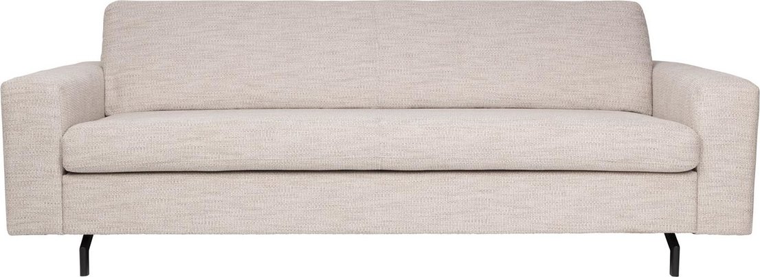 -personers Sofa Zuiver Jean   Lysgrå Stof B204   D90   H80