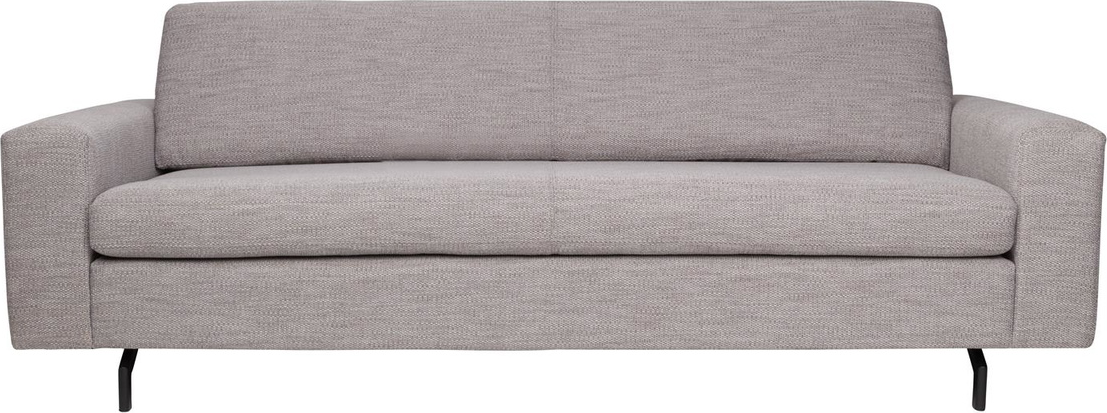 -personers Sofa Zuiver Jean Stengrå Stof B204ã D90ã H80