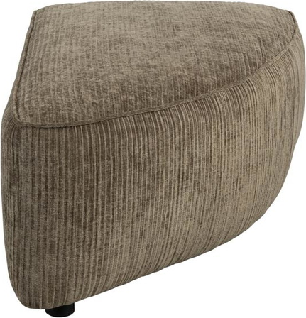 Zuiver Element Hunter Puf Modulær Brungrå Ribbet Stof 100ã 60ã 38