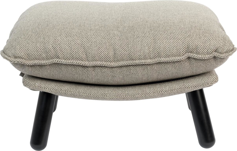 Stofskammel Zuiver Hocker Lysgrå Taburet H46xb52xl78