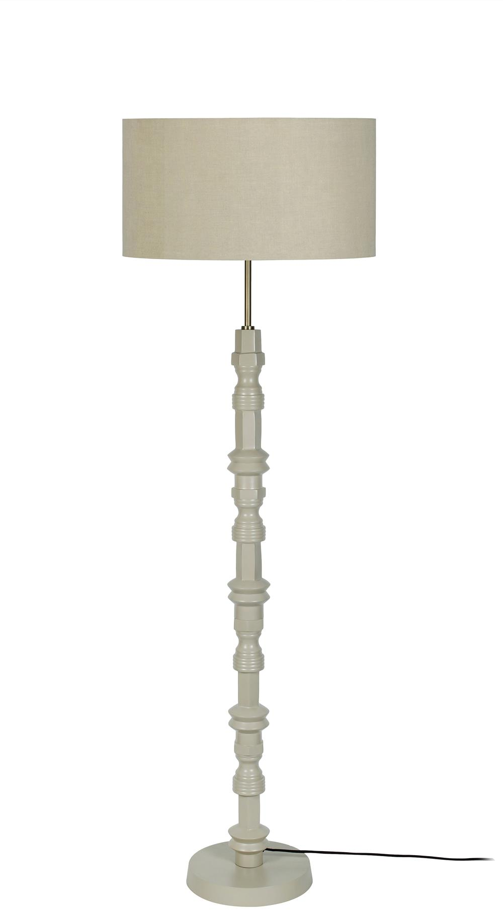 Gulvlampe Zuiver Totem Lysgrå ø46 H148 Aluminium Standerlampe