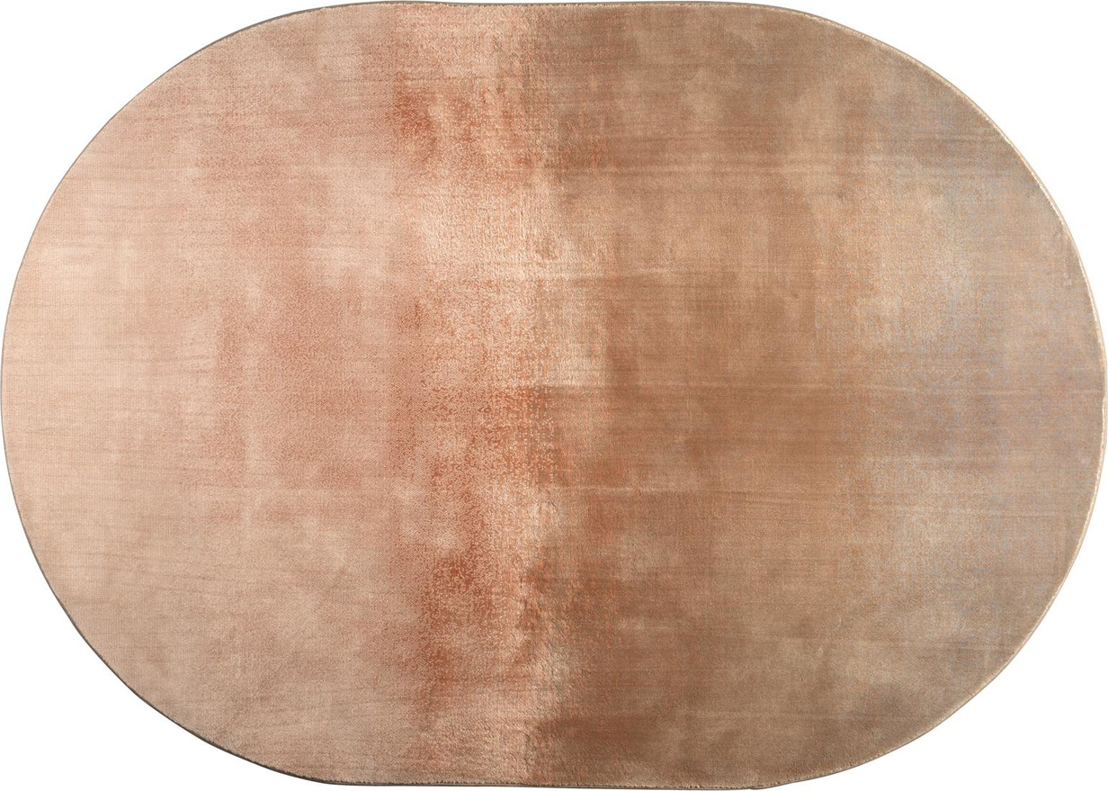 Gulvtæppe Zuiver Sunset Oval 160x230   Mørk Sand