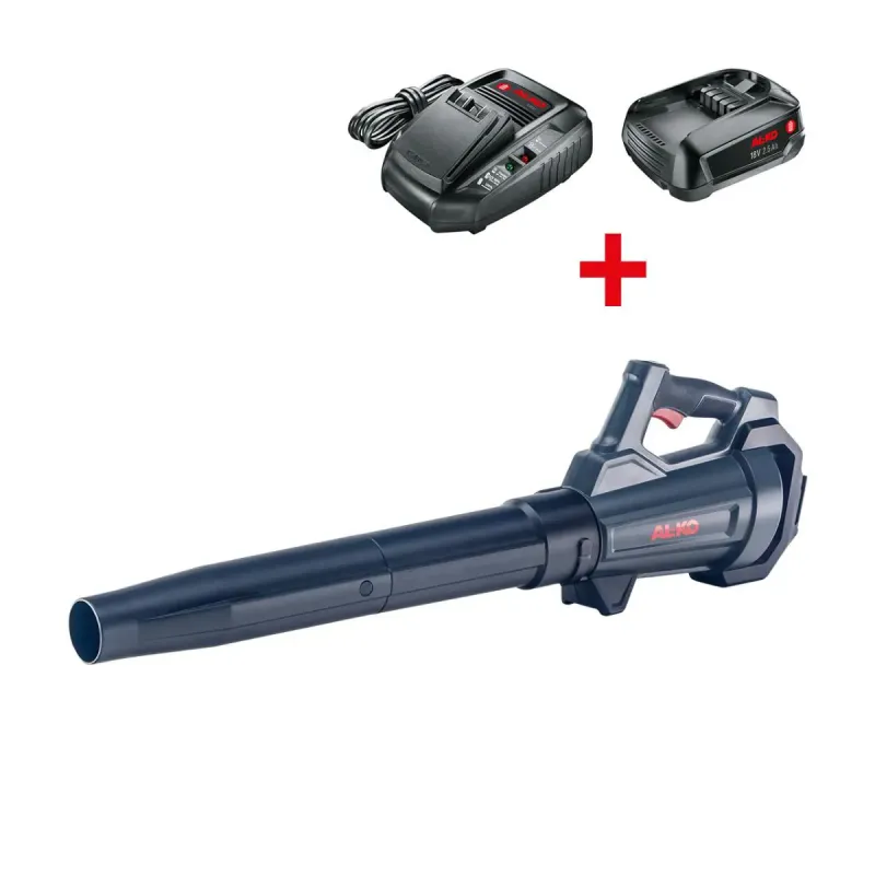 -  Løvblæser   1860 Inkl  Batteri   Lader  -ion         18