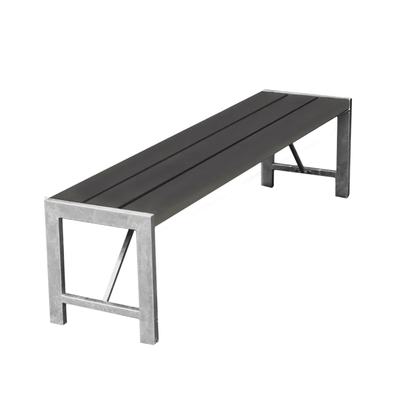 Bænk -model 180 Nonwood Antracit Galv Stel Hortus