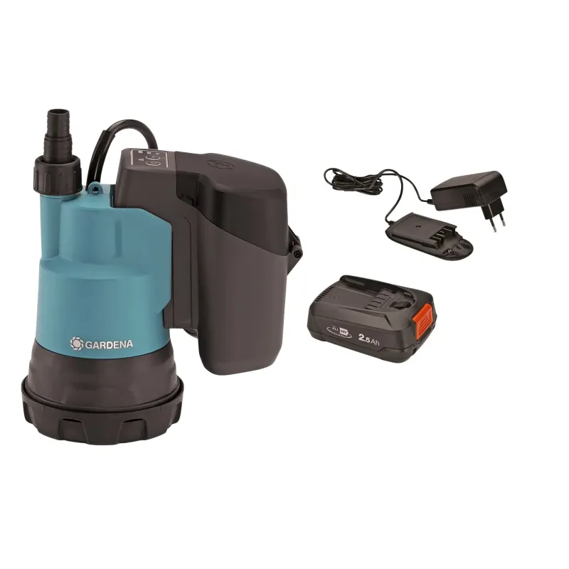 Gardena Dykpumpe 2000 18v Inkl Batt Lader 14600-20