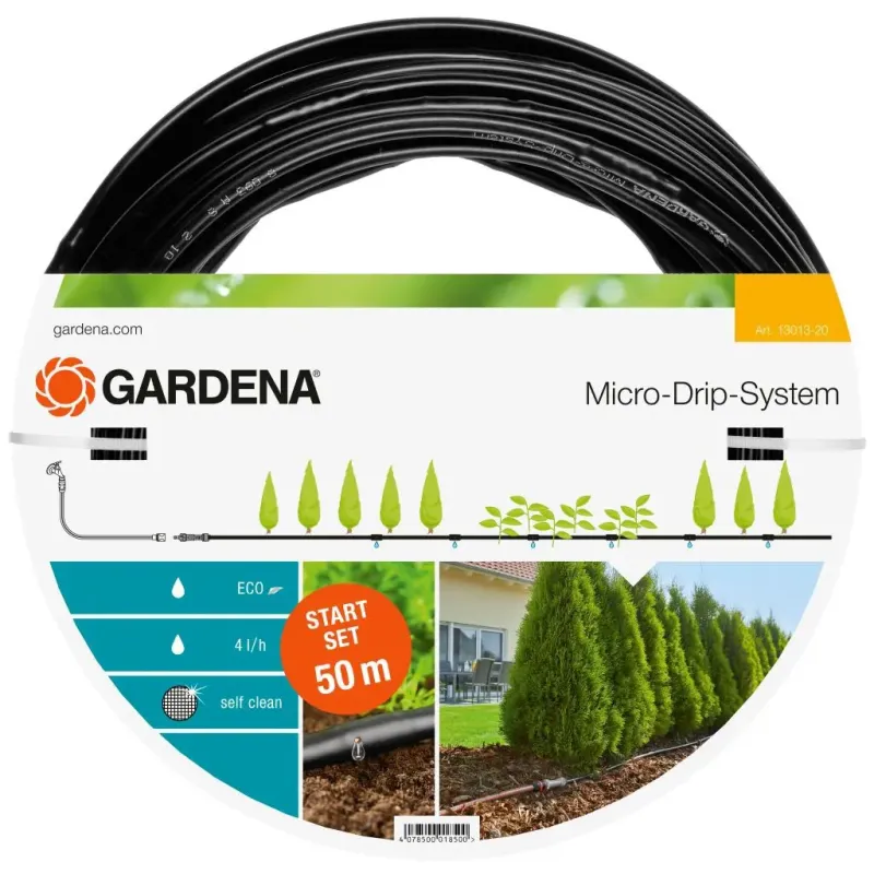 Gardena Startsæt Micro Dripplanterækker Large 50 Meter 13013-20