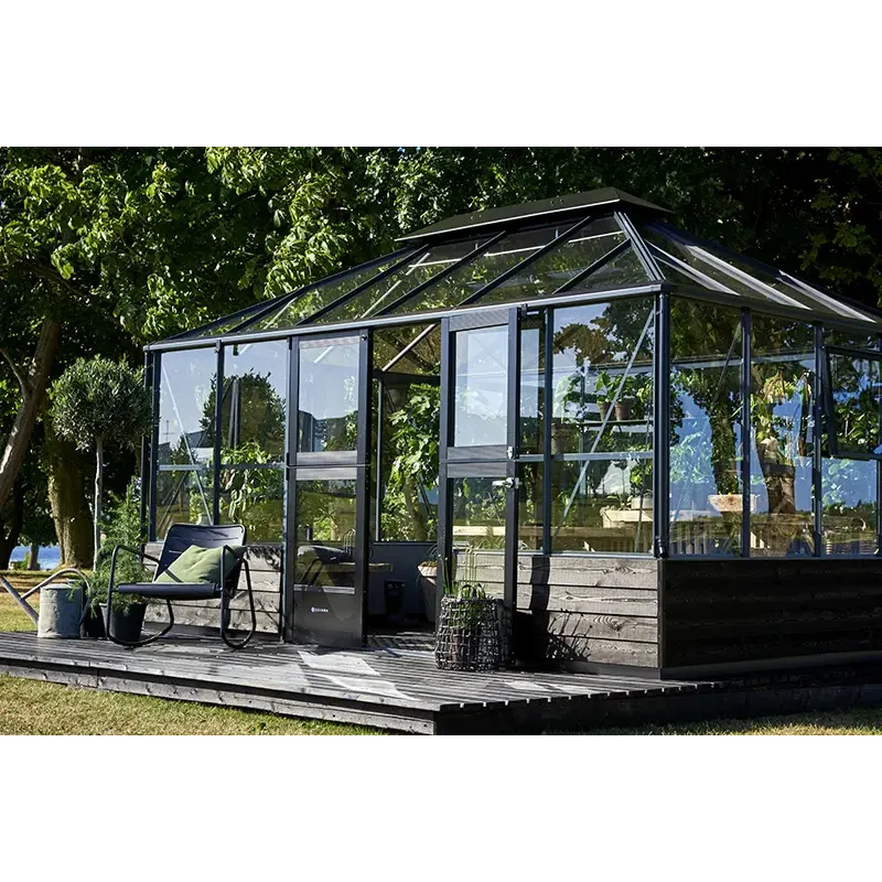 Juliana Grand Oase 13      Antracitgrå       Hærdet Glas Til Mursokkel