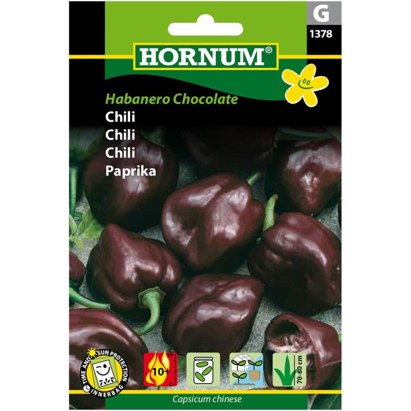 Habanero Chocolate Chili Frø