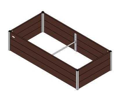 Højbed Classic Brun 90x90xh28