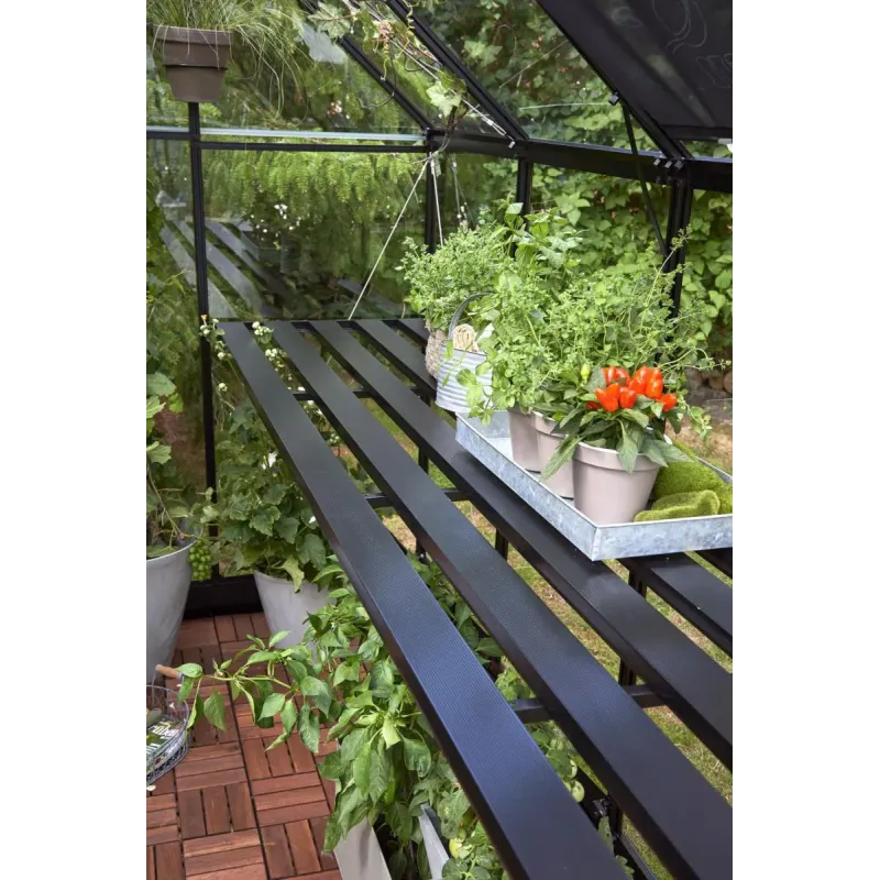 Juliana Drivhusbord Qube 88 Sort F03847
