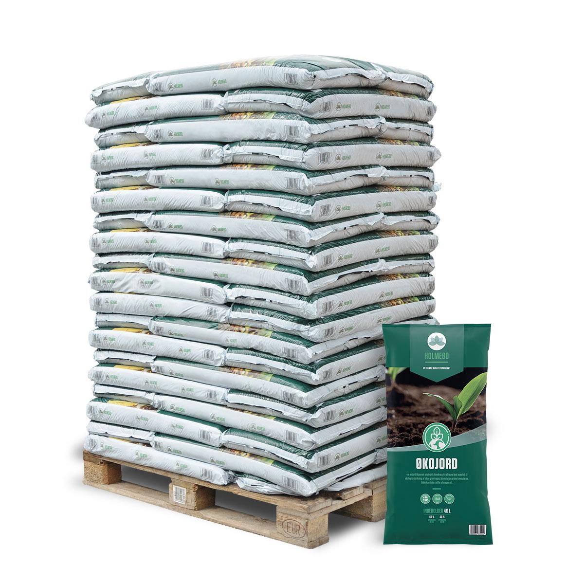 økojord 60 Poser   40 Liter