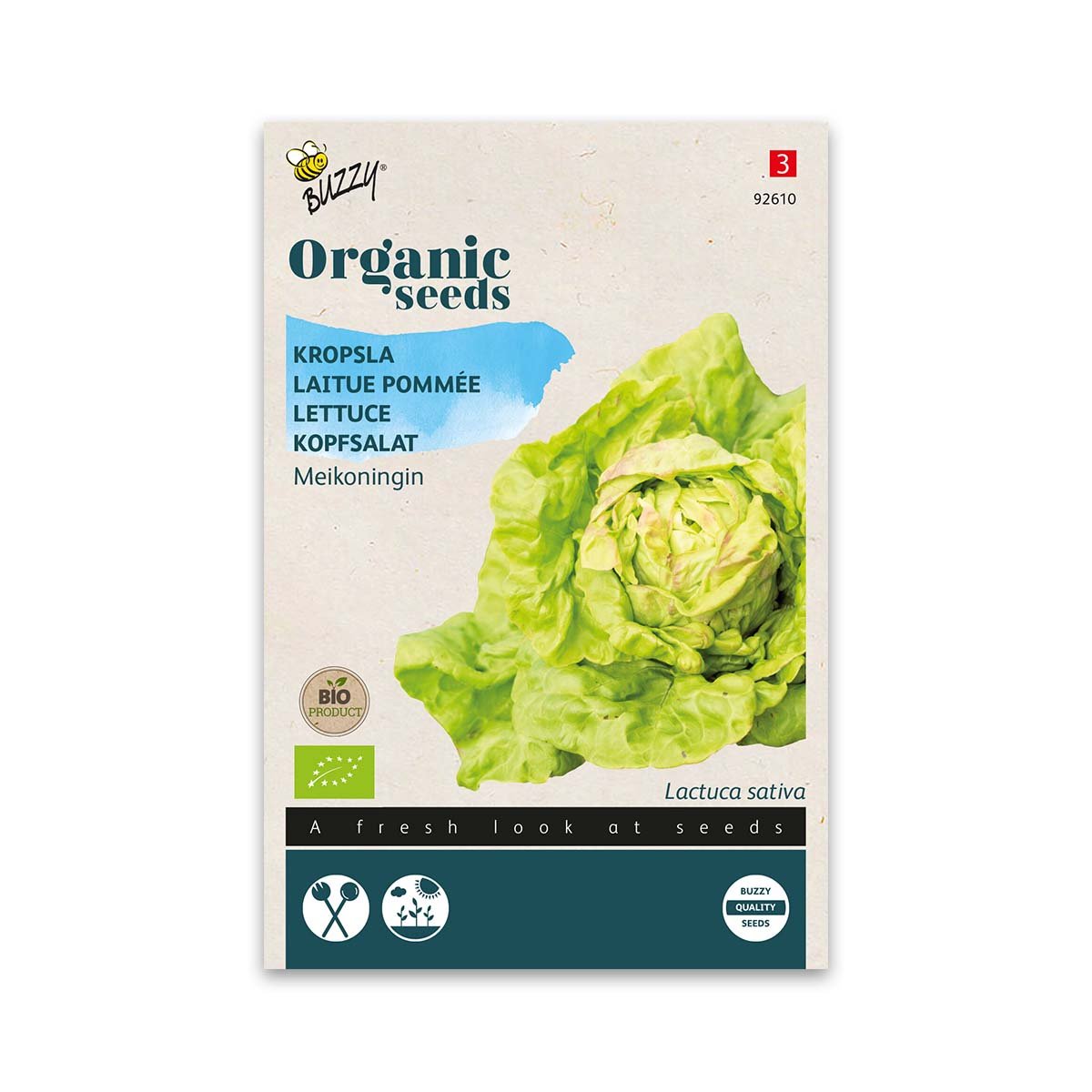 økologisk Hovedsalat Frø  Quot May Queen Quot