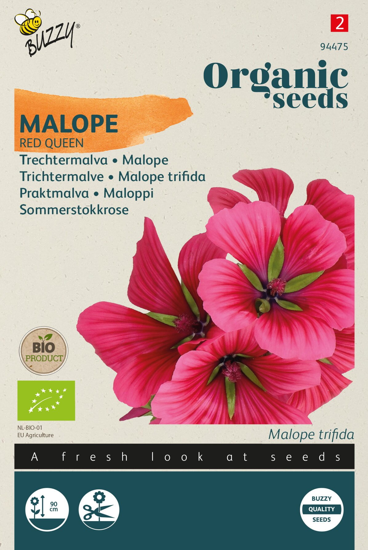 økologisk Trompetkatost Frø  Quot Red Queen Quot