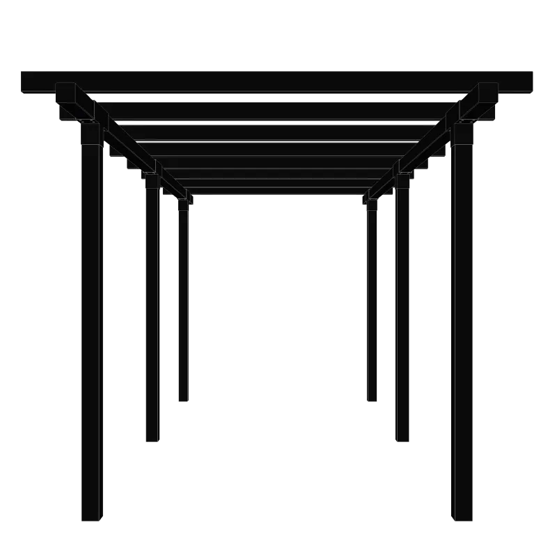 Plus Dobbelt Pergola   Moduler 476x238x226 179094-15