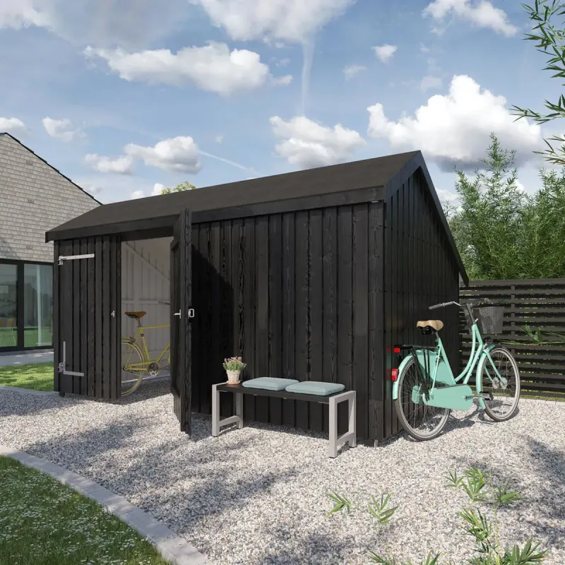 Plus Multihus  -moduler Lukket   Dobbeltdør 10      Ubehandlet 167581-
