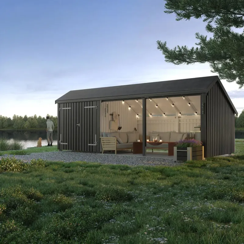 Plus Multihus  -moduler Med Dobbeltdør 15      Ubehandlet 167590-