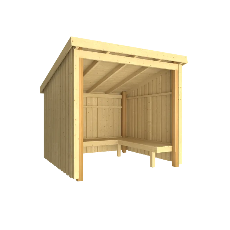 Plus Nordic Bålhytte      Udv  Grundmål: Bxlxh 229x218x169 220   168562-
