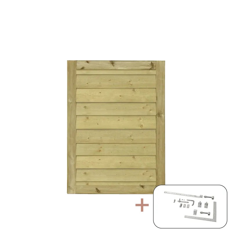 Plus Plus Klink Enkeltlåge Inkl Beslag 100x125 Vendbar 177850-
