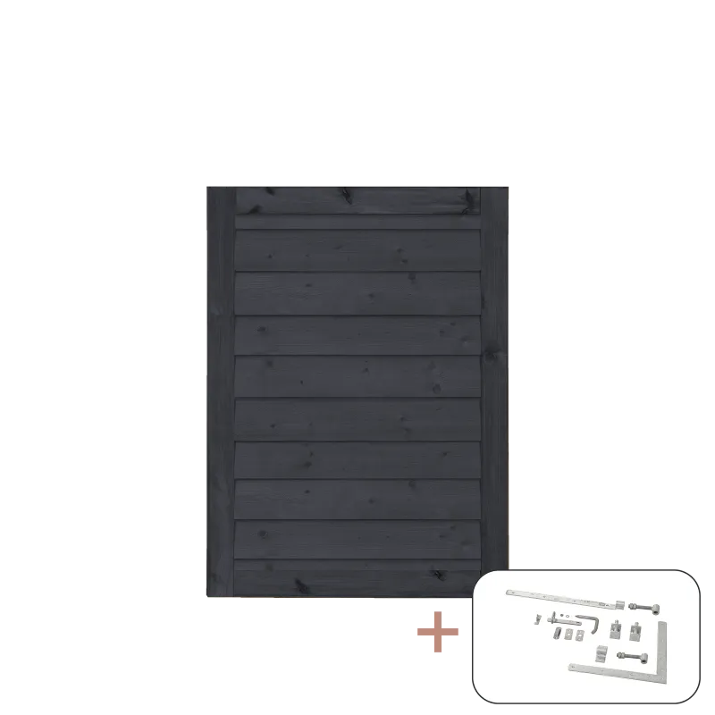 Plus Plus Klink Enkeltlåge Inkl Beslag 100x125 Vendbar 177850-15