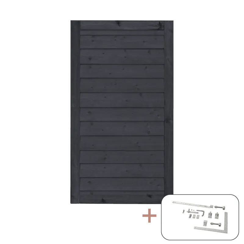 Plus Plus Klink Enkeltlåge Inkl  Beslag 100x163   Vendbar 177840-15