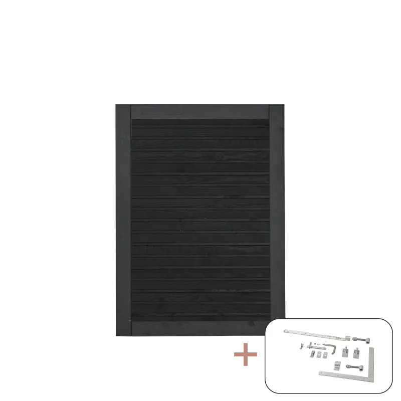 Plus Plus Plank Enkeltlåge  Inkl  Beslag 100x125   Vendbar 177650-15