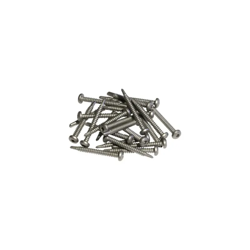 Plus Skruer Til Montage   Hegn   Compositstolpe 24 Stk   5x50mm 17519-