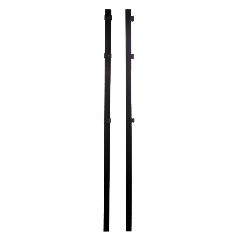 Stolpe For Panelhegn Med Deko     40   40   1500    Sort 102-002