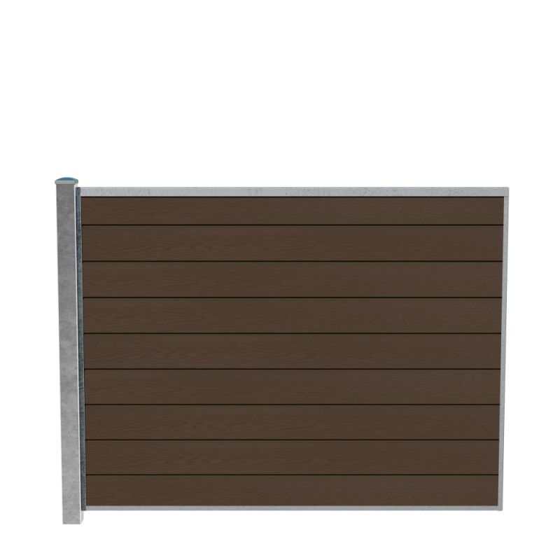Wimex Fag Glyngøre Superb T140  -profil Wpc Teak Galv  Stolpe 1400   1893