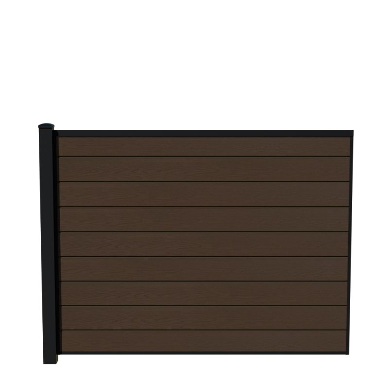 Wimex Fag Glyngøre Superb T140  -profil Wpc Teak Pulverlak Stolpe 1400   1893